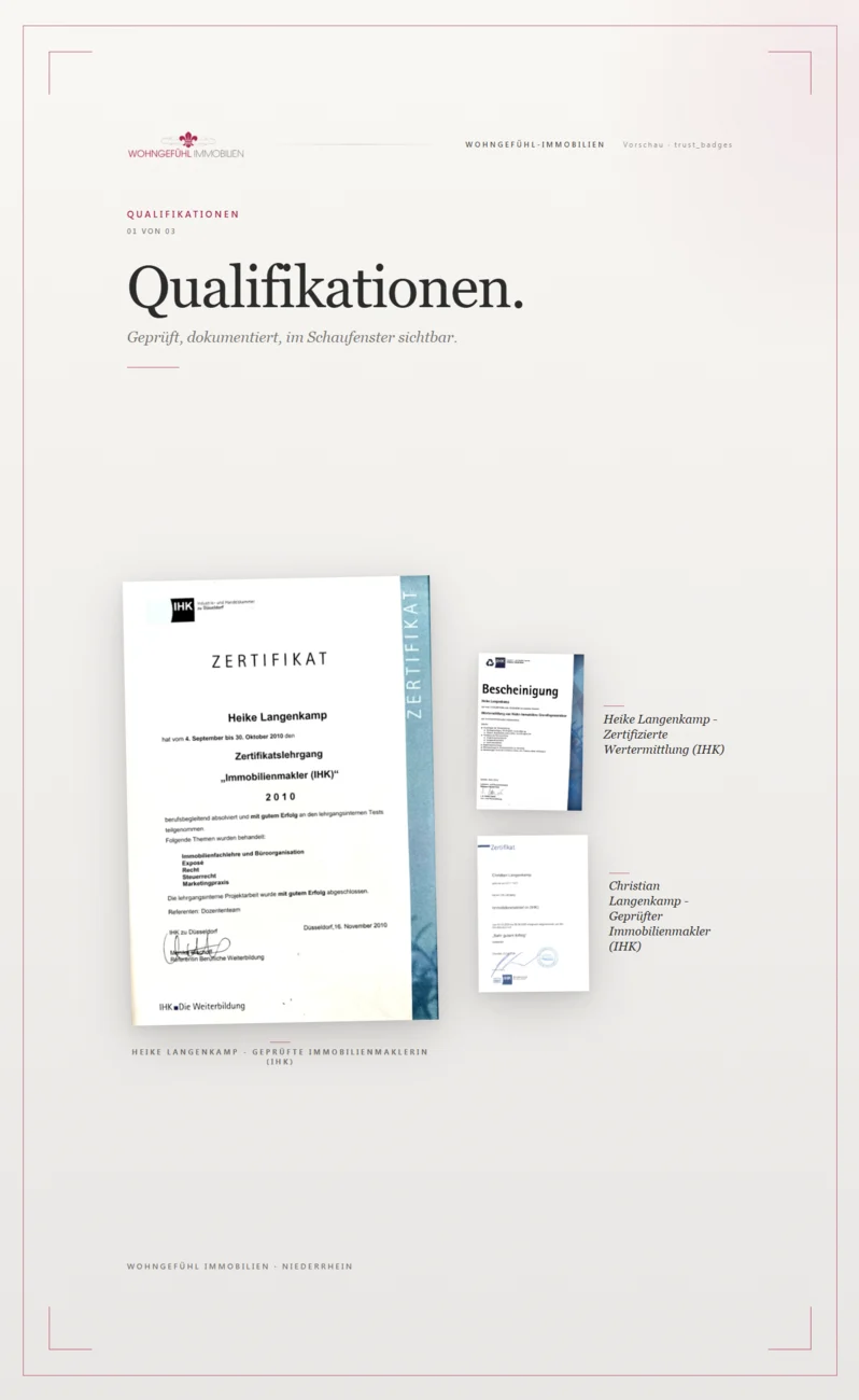 Slide qualitaetszeichen
